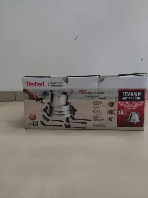 Set 10 pièces Ingenio en inox pro tous feux - TEFAL