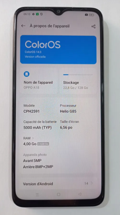 OPPO A18