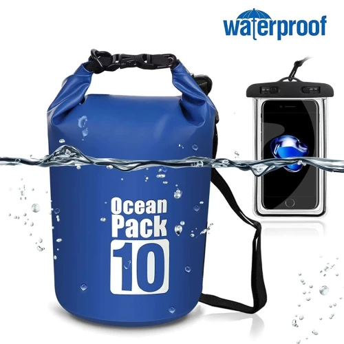 Sac Étanche Ocean Pack 10 litres en Tissue PVC 500D  حقيبة حفظ الأدوات من الماء