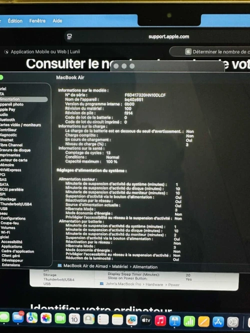 Vent MAC-book AIR M2