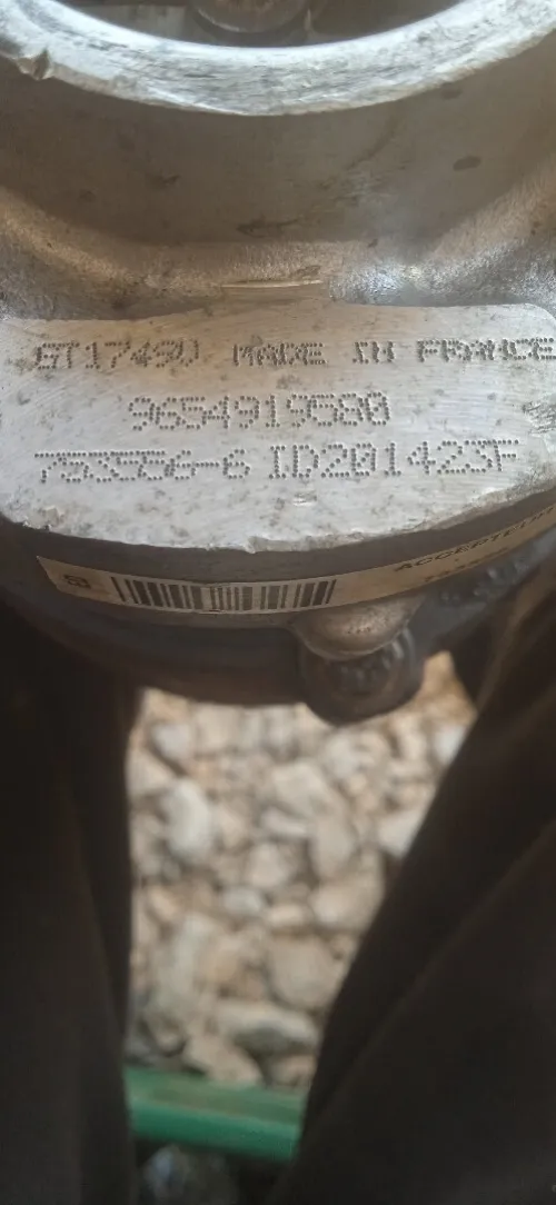Turbocompresseur 301 208 308 1.6hdi