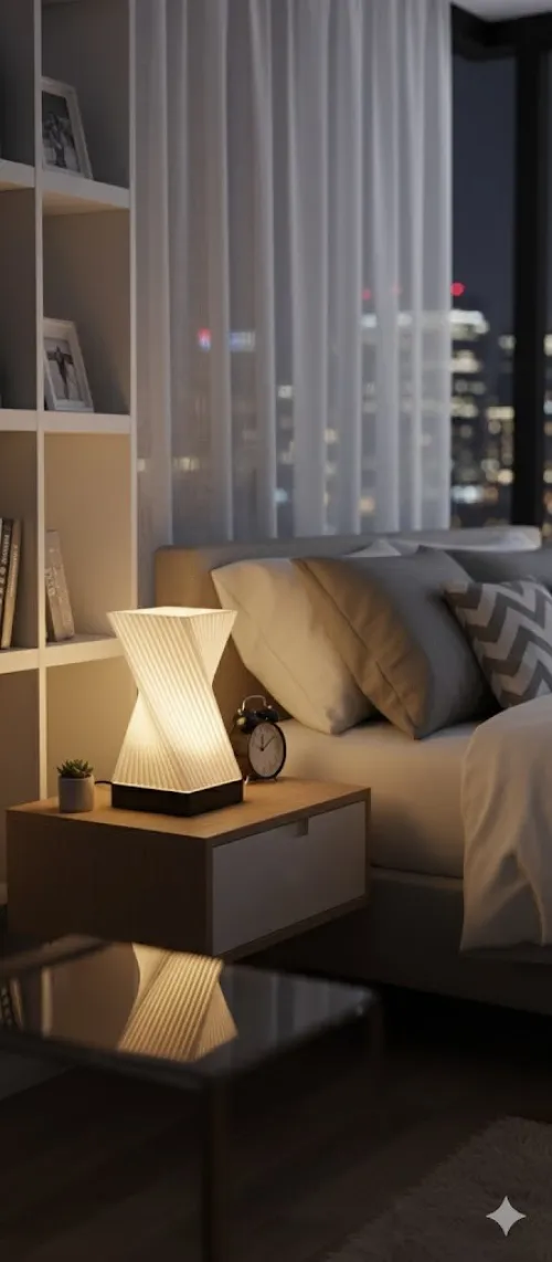 Veilleuse abat-jour led 3D  مصباح لاد
