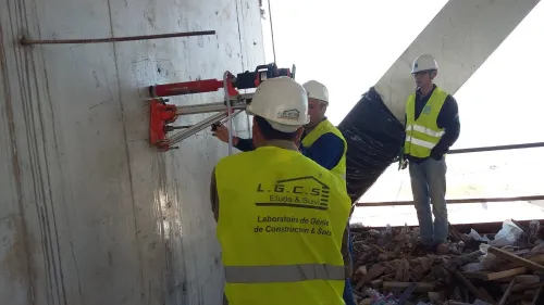 Expertise sur béton