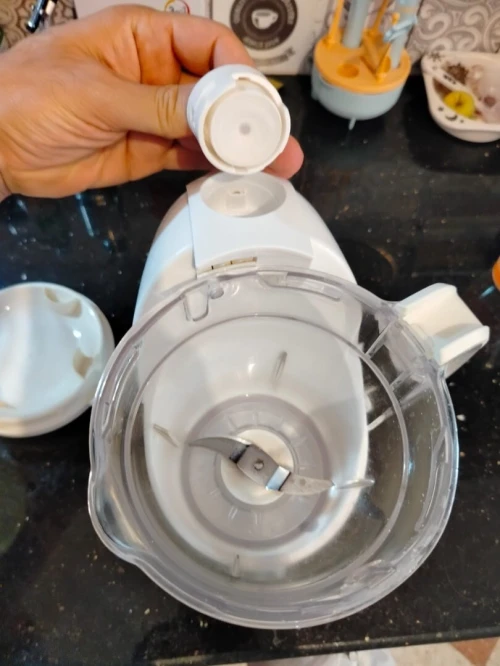 Chicco Robot cuiseur à Vapeur, Mixeur 4 en 1 Easy Meal