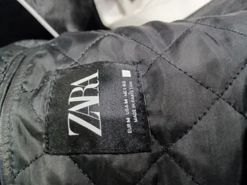Veste cuire original marque zara
