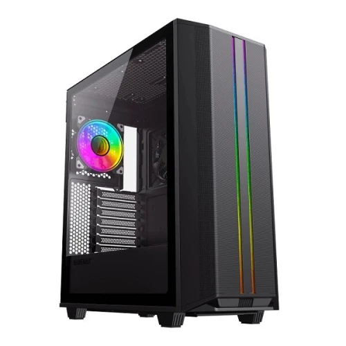 Boîtier PC GAMEMAX Précision 2 Noir | ARGB & Verre Trempé