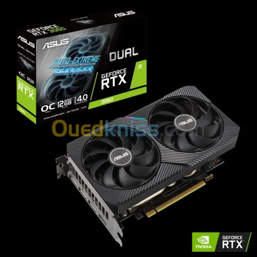 Carte graphique ASUS GeForce Dual RTX 3060 12GB V2 OC Edition 