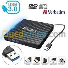  Graveur CD/DVD Externe Verbatim Slimline USB - Neuf sous emballage