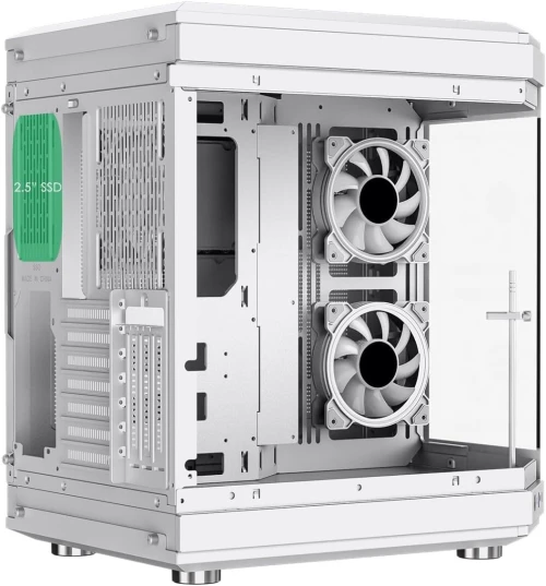 Boîtier GAMEMAX HYPE WHITE Boîtier PC Gaming Blanc RGB Mid-Tower ATX Neuf