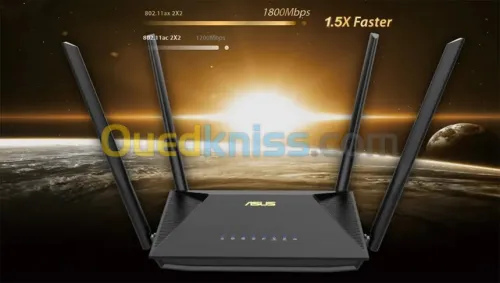 Routeur ASUS RT-AX53U Wi-Fi 6 | AX1800 | Neuf | Idéal Gaming & Streaming