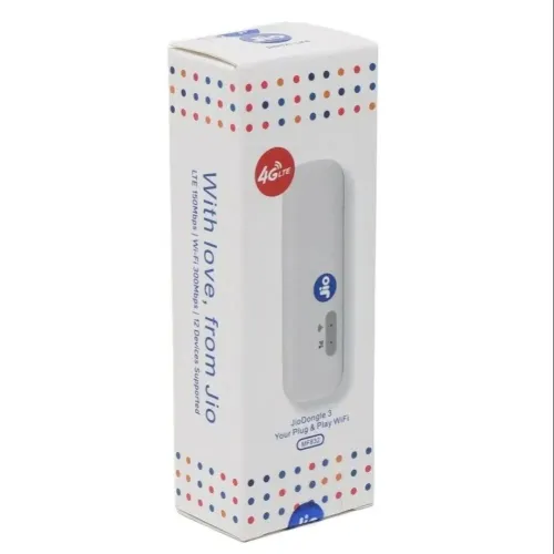 modem Routeur USB 4G LTE WiFi Jio, clé USB 3.0 Plug & Play MF832, compatible avec toutes cartes SIM
