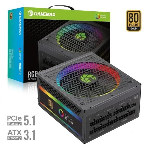 Alimentation GameMax RGB Smart 1050W 80+ Gold (ATX 3.1 / PCIe 5.1)