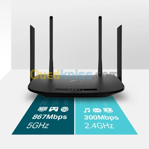 tp-link Archer VR300 Modem Routeur WiFi AC1200 VDSL/ADSL