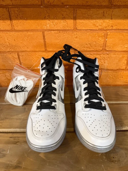 Nike Dunk High Chrome Metallic Sliver original caba  Pointure 40 (25,5 cm)