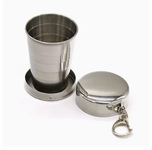 Tasse pliable compacte en acier inoxydable Ultra Compacte - 75ml
