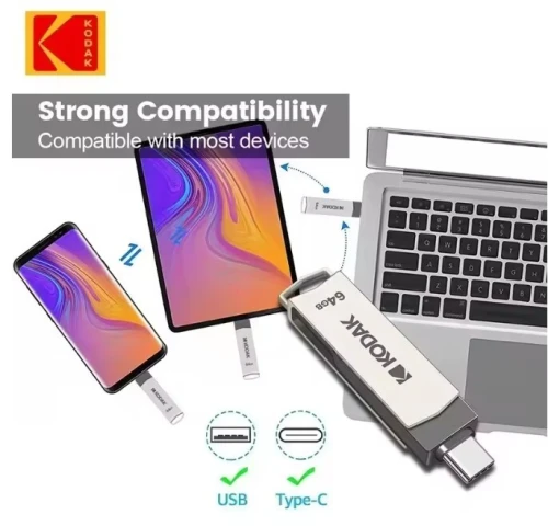 Flash Disque Clé USB 3.2 Type C Haute Vitesse