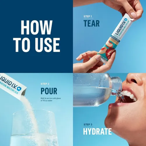 Multiplicateur D'Hydratation Sans Sucre - Electrolyte 14 sticks