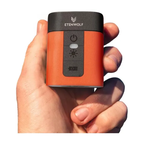 Mini Pompe Gonfleur ETENWOLF - 3-en-1 Gonflage, Éclairage & Powerbank - Ultracompacte & Puissante