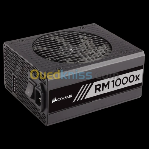 Corsair RM1000x, 1000 W, fully-modular power supply, 80+ Gold