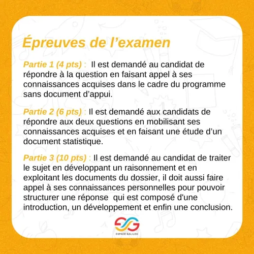 Cours de soutiens SES programme français (terminale/première)