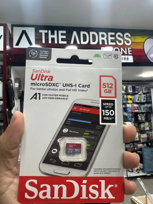Carte mémoire sanDisk ultra  512GB/256GB/128GB/64GB/32GB/16GB