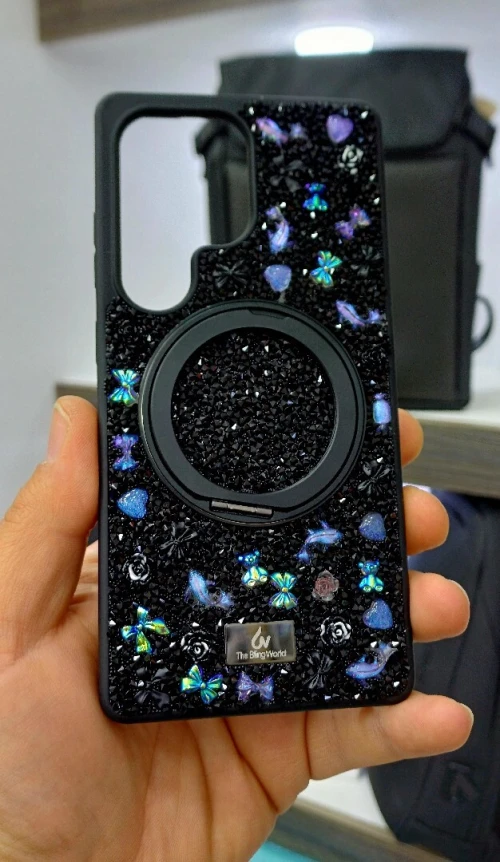 Antichoc Coque S26 Ultra S25 Ultra avec strass