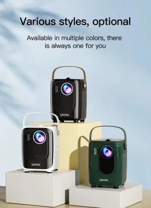 Projecteur intelligent extérieur portable UMIIO-A007, Full HD 1080P
