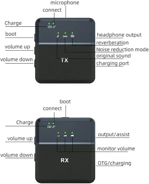 Microphone Sans Fil SX31 2 in 1