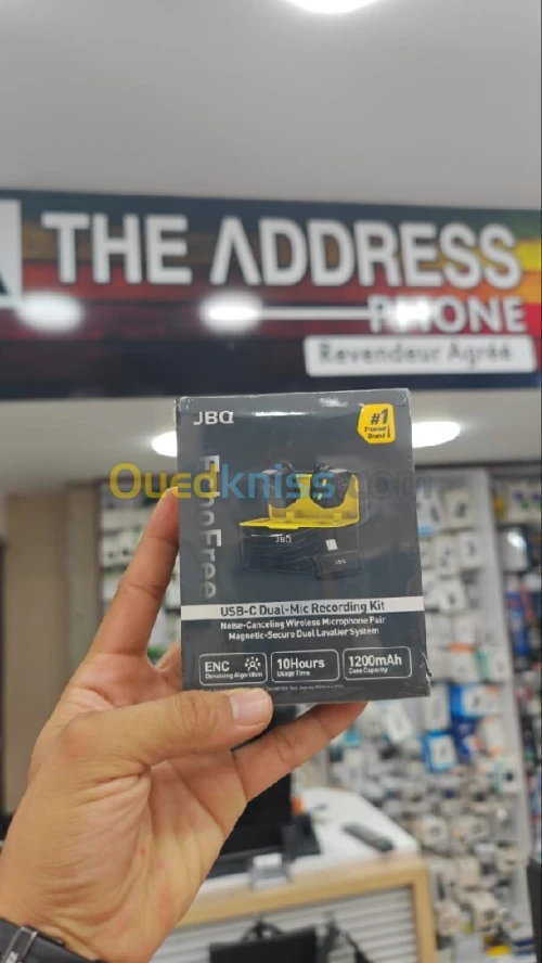 Microphone cravate sans fil JBQ pour USB-C
