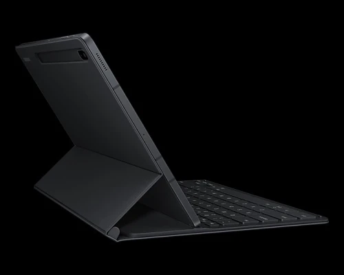 Pochette clavier Galaxy Tab S8+ / S7 FE / S7+ Book Cover Keyboard Slim, Black