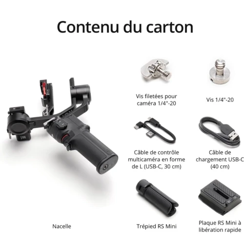 Stabilisateur DJI RS 3 Mini