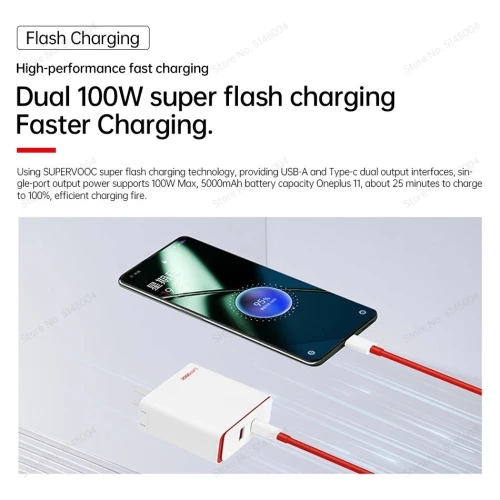 Chargeur Google one plus 100 W