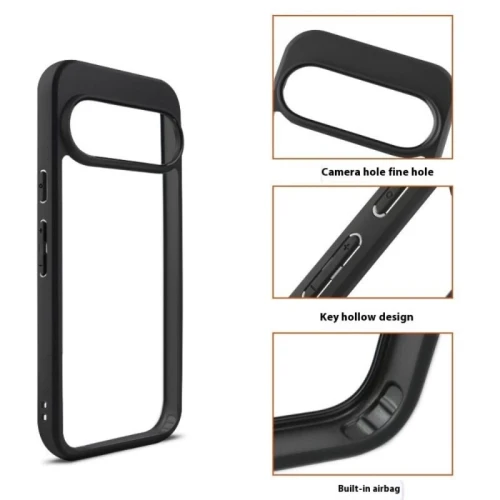 Coque Antichoc Google Pixel 10 Pro Xl Design Transparent Rebord Silicone