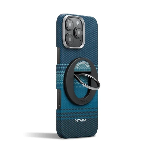 Coque Antichoc Pitaka Tactile Woven avec Anneau 16 Promax