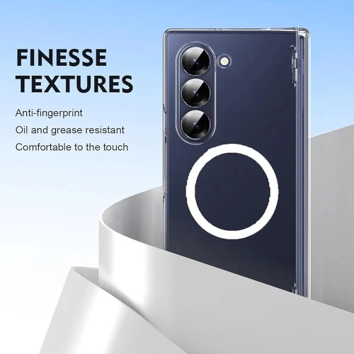 Coque Antichoc magnétique transparente pour Galaxy ZFold 7