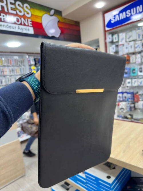 Pochette MacBook en cuir 2in1