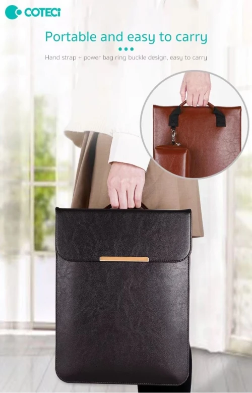 Pochette MacBook en cuir 2in1