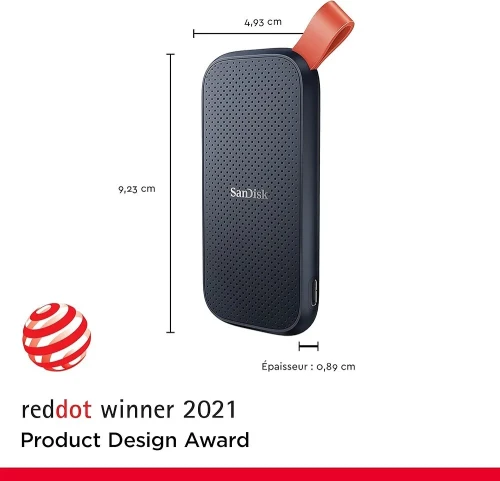 Disque dur externe Sandisk portable SSD 2TB