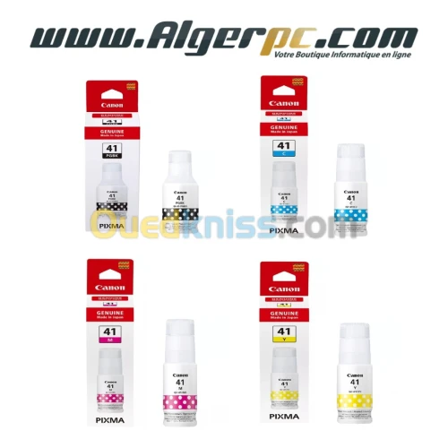 Bouteille d encre Canon GI-41 originales en pack