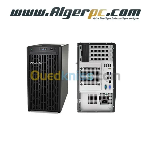 Serveur DELL PowerEdge T150 Server/Xéon E2314 2.8 Ghz/16GB/2x2TB SATA 7.2K