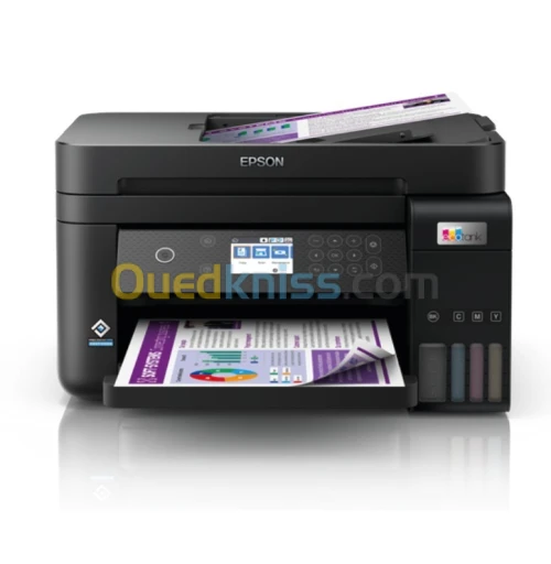 Imprimante Epson EcoTank L6270 multifonction/couleur/encre/Wifi et USB/recto verso/ADF/Écran LCD