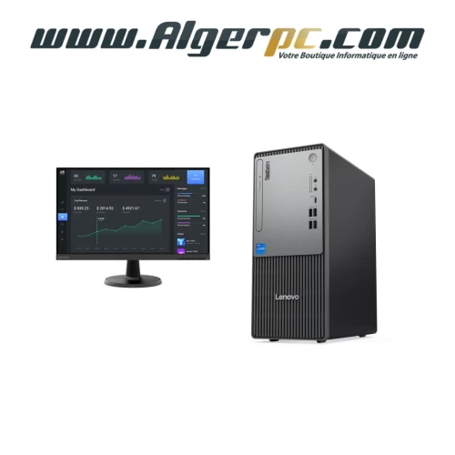 Desktop Lenovo ThinkCentre Neo 50T G5 i3-13100/8Go DDR5/256Go SSD/Wi-Fi 6/Intel UHD730/Windows 11 Pro/Ecran Lenovo 24 FHD