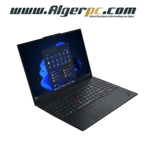 Lenovo Thinkpad E16 Gen 3 Intel Core Ultra 7 255H/16Go DDR5/512 SSD/Ecran IPS 16 pouces WUXGA/Intel Arc graphics/Lecteur dempreintes digitales/Clavier rétroéclairé AZERTY/Windows 11 Pro