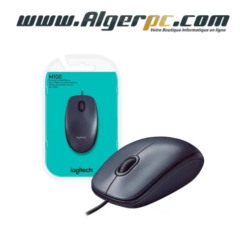 Souris Logitech M100 optical USB Filaire/3 boutons