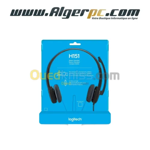 Casque ( ecouteurs / headset ) Logitech H151 Filaire/Noir