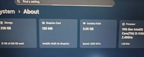 Dell Latitude 3520 i5(11th) Win11pro 8GB