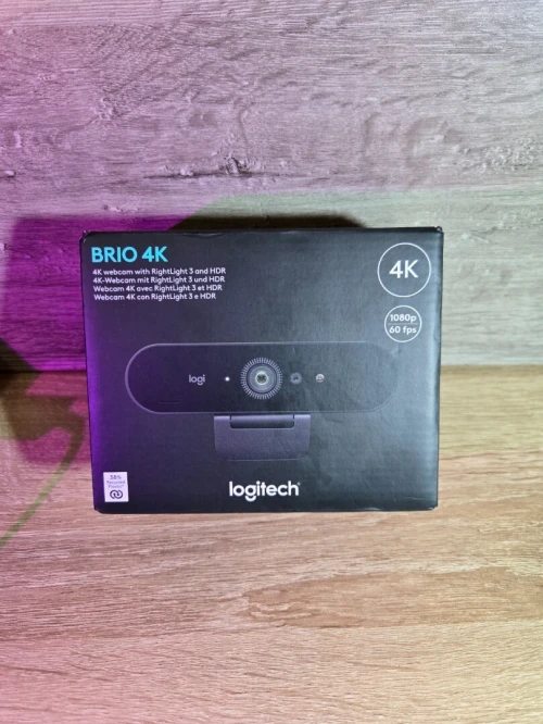 Logitech Brio 4K  Webcam Ultra HD Professionnelle avec HDR & Windows Hello