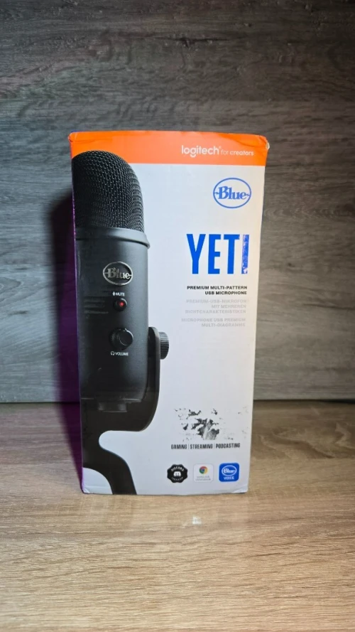 Microphone logitech Blue Yeti  Qualité Pro pour Streaming & Podcast
