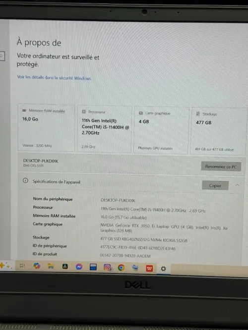 Dell g15 laptop gaming