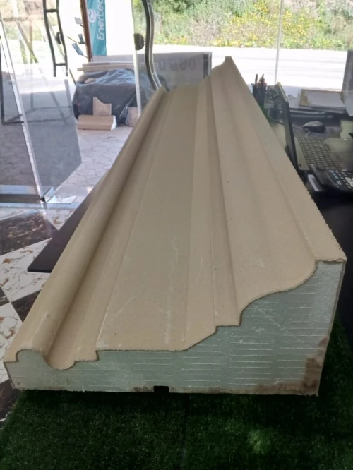 Facade en polystyrene
